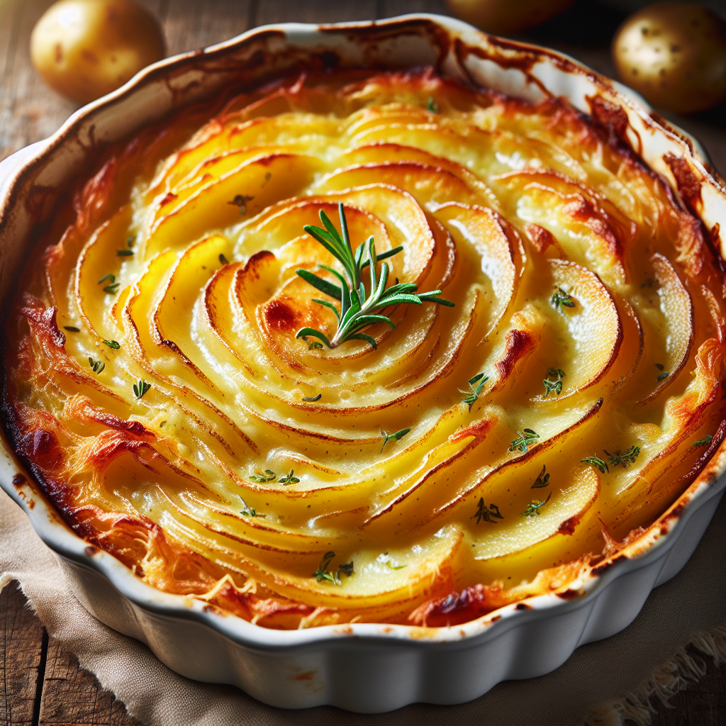 Nationalgericht Mali: #Gratin de pommes de terre# (Rezept)