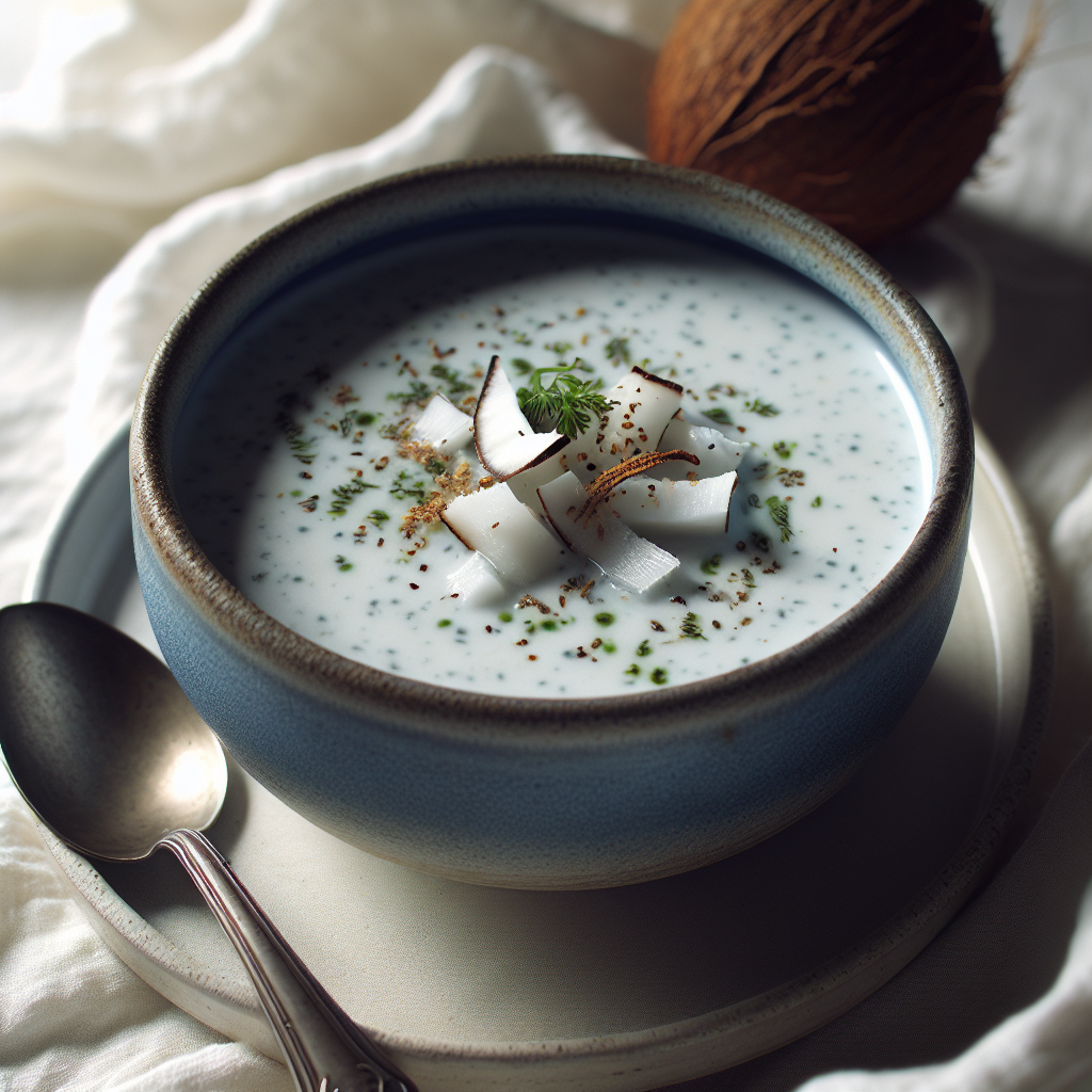 Chilled Coconut Soup.