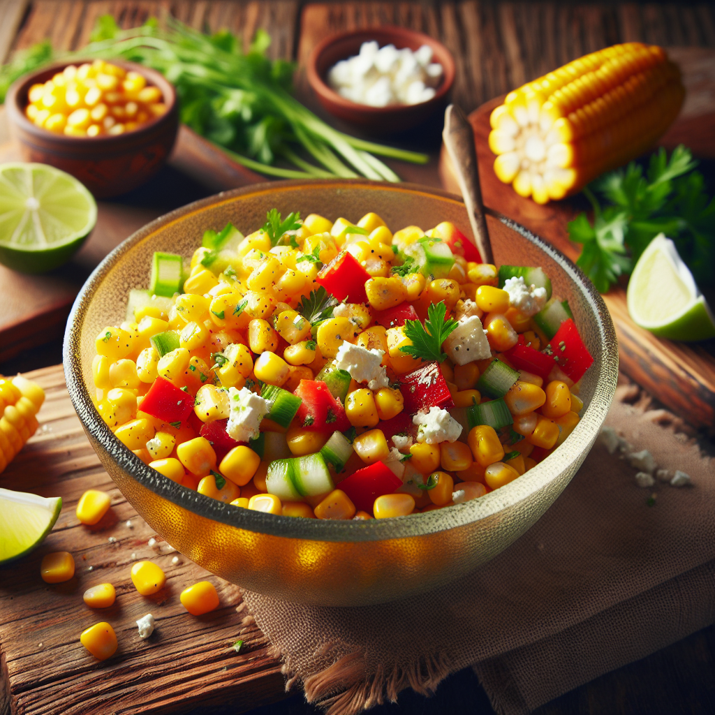 Sweet Corn Salad.