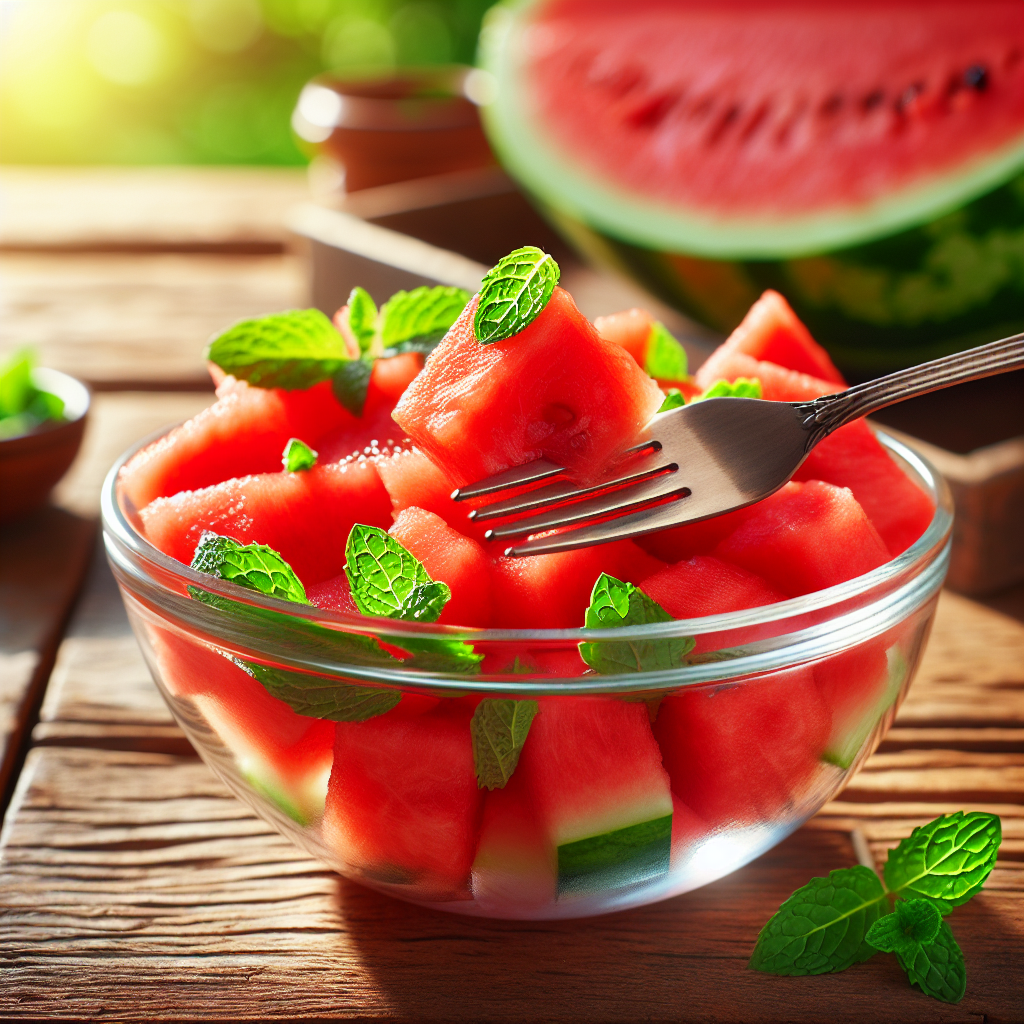 Nationalgericht Marshallinseln: #Watermelon Salad# (Rezept)