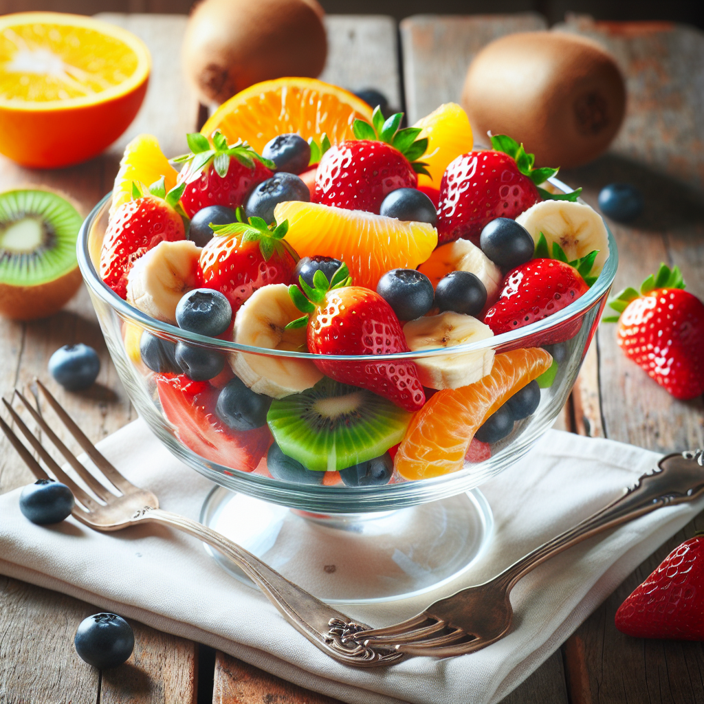 Salade de fruits.