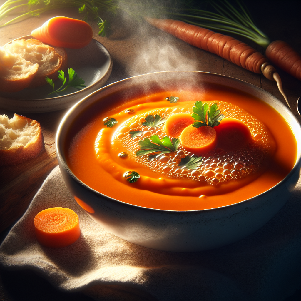 Soupe de carottes.