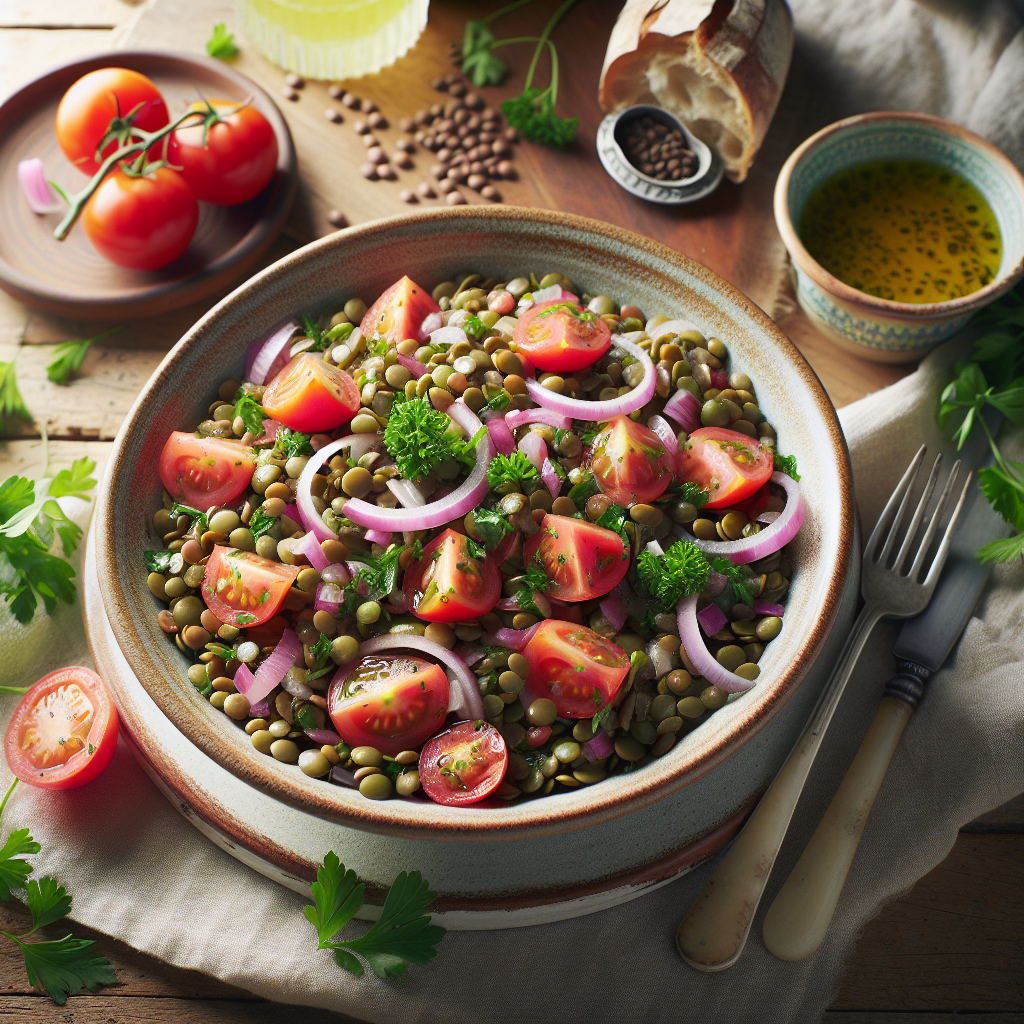 Lentil Salad. 