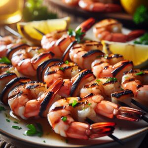 Nationalgericht Nauru: #Grilled Shrimp Skewers# (Rezept)