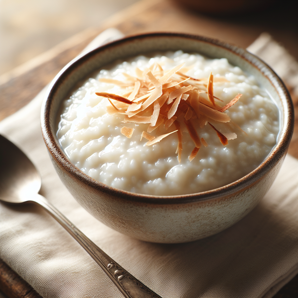 Coconut Rice Pudding.