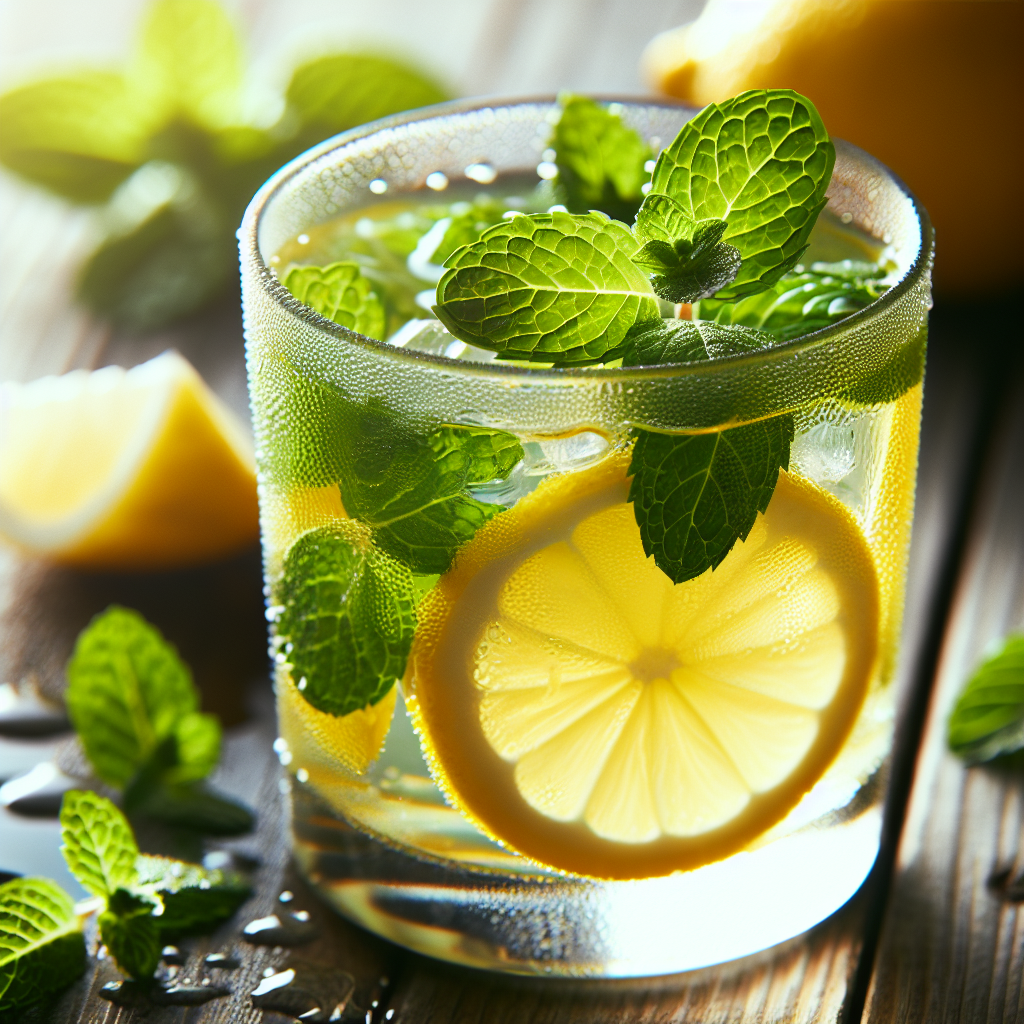 Nationalgericht Oman: #Lemon Mint Drink# (Rezept)