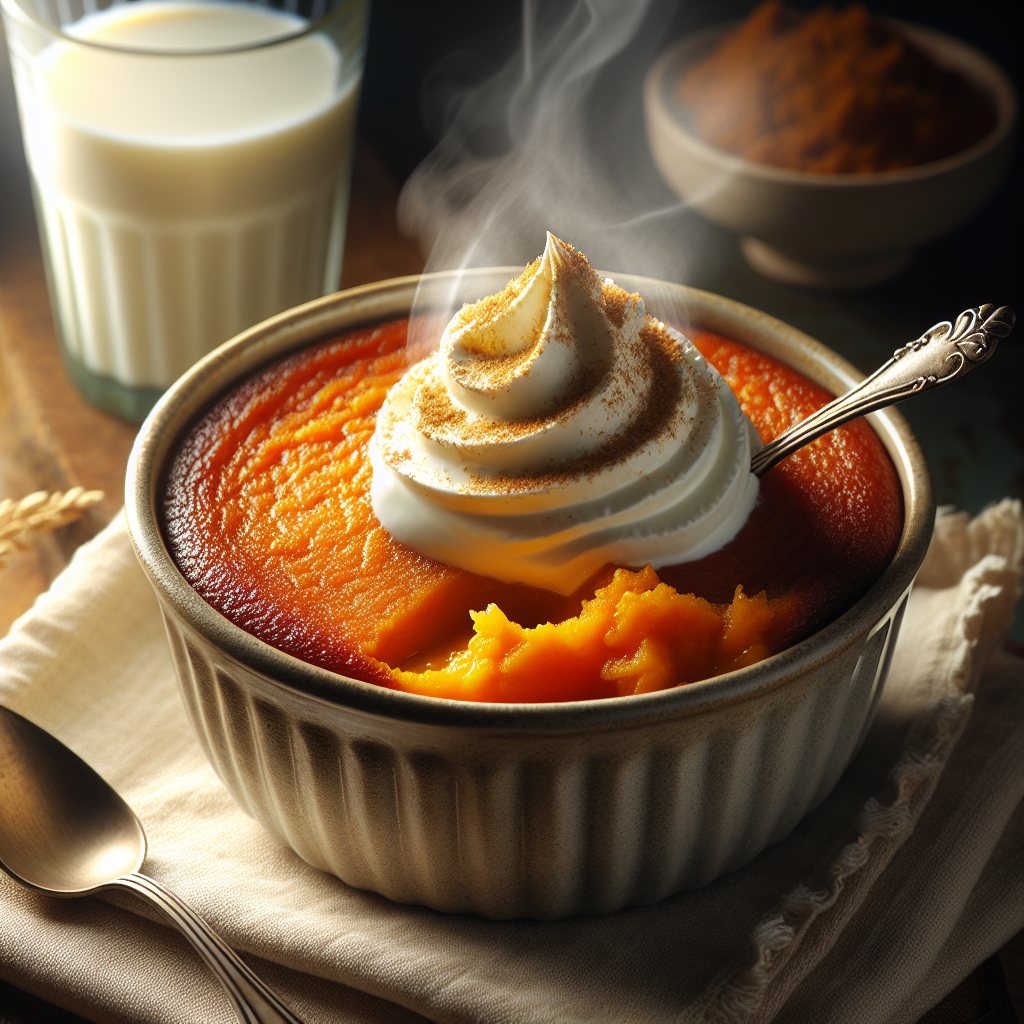 Sweet Potato Pudding. 