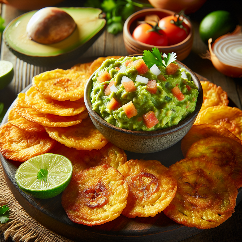 Nationalgericht Panama: #Patacones con Guacamole# (Rezept)