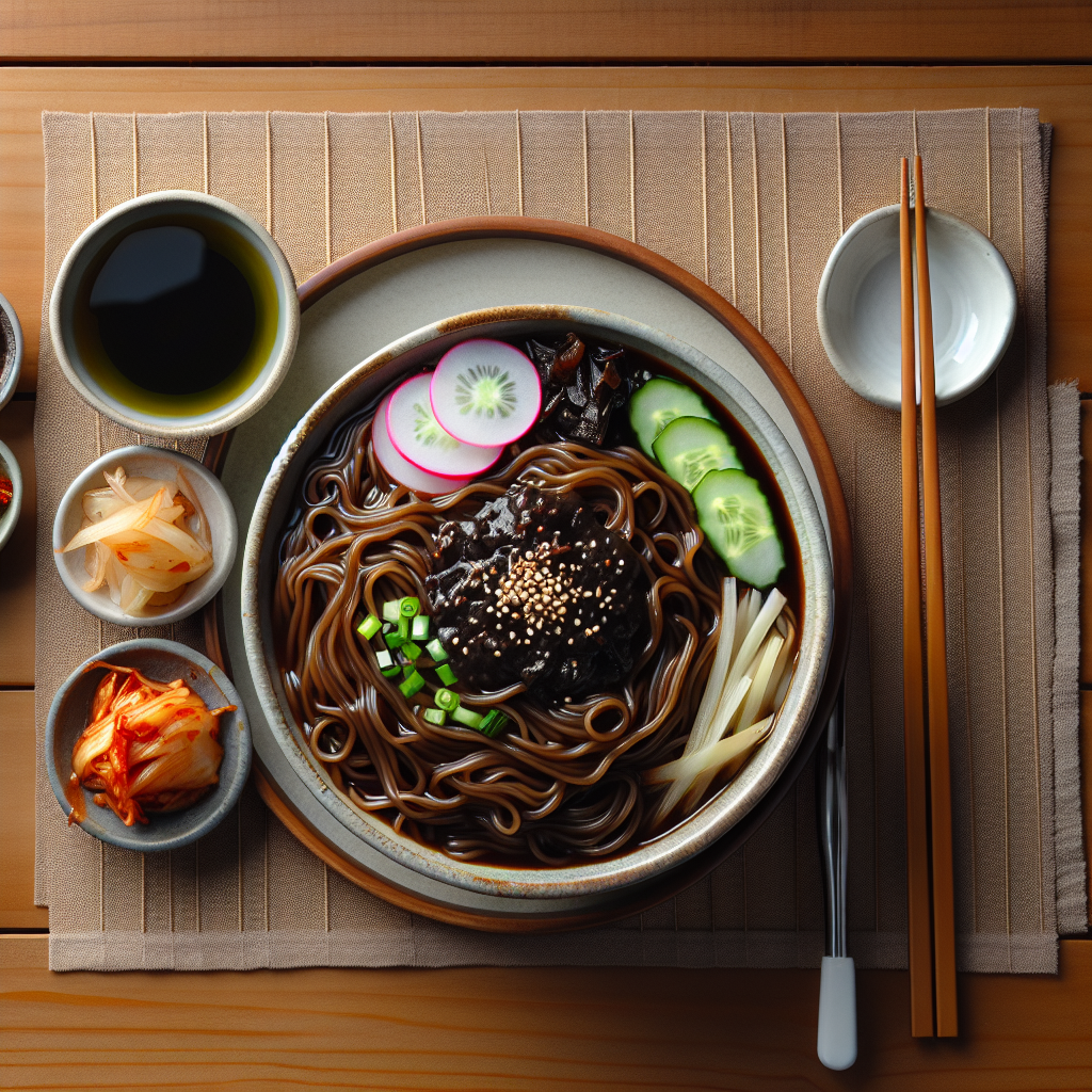 Jjajangmyeon.