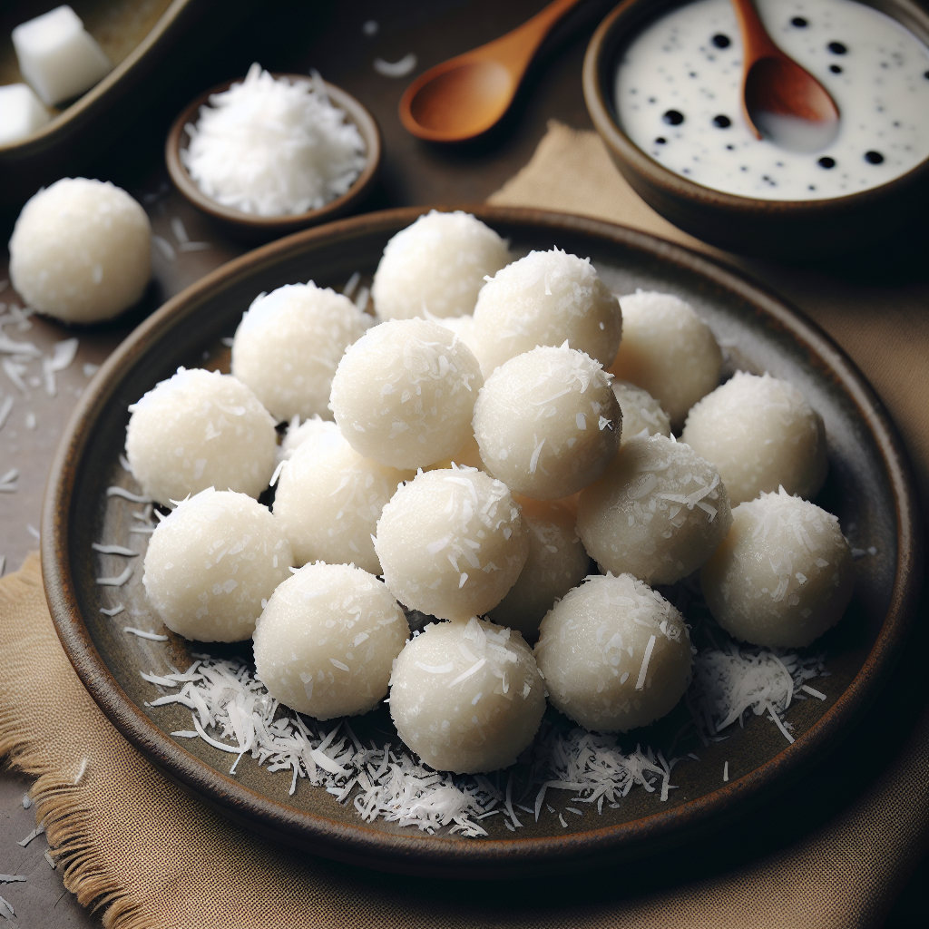 Sweet Coconut Dumplings.