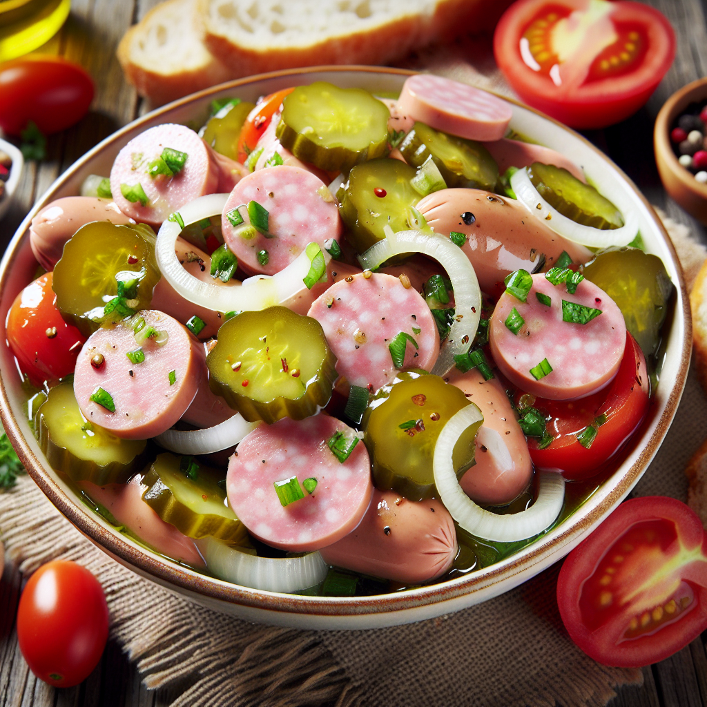 Schweizer Wurstsalat.