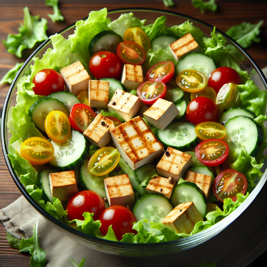 Tofu salata.