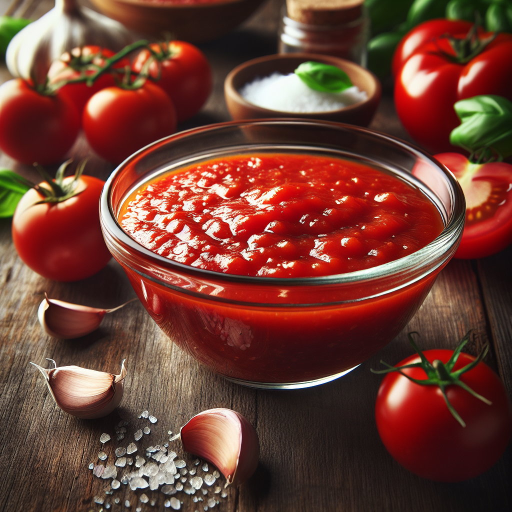 Tomato sauce.