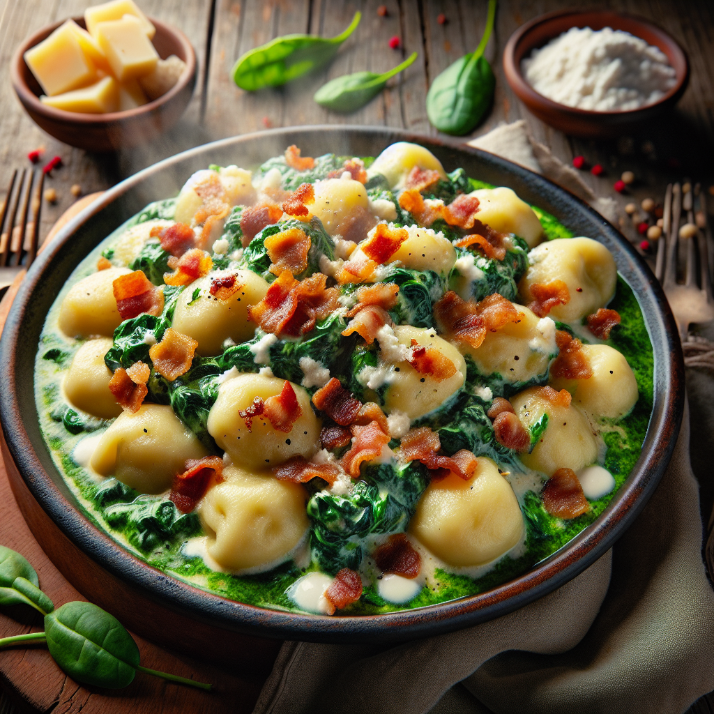 Nationalgericht Slowakei: Špenátové Halušky (Rezept)