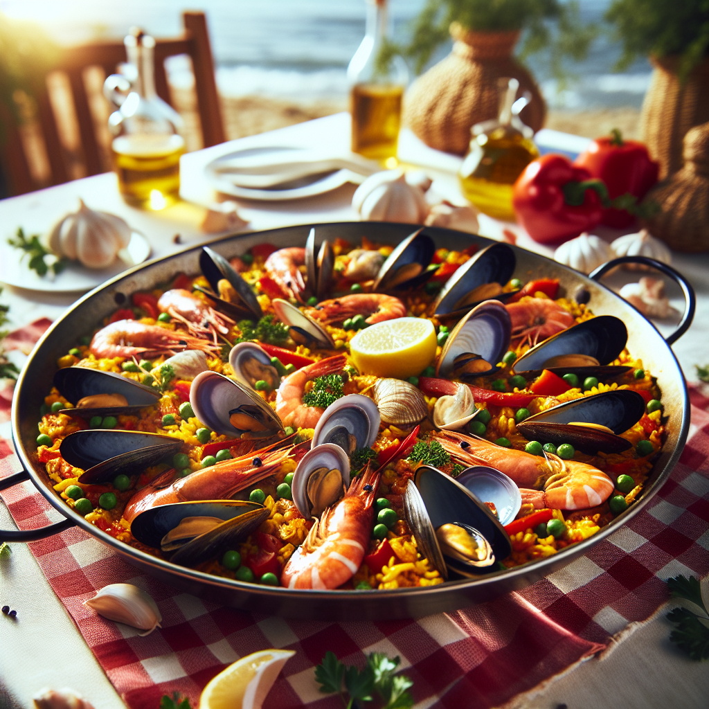 Seafood Paella.