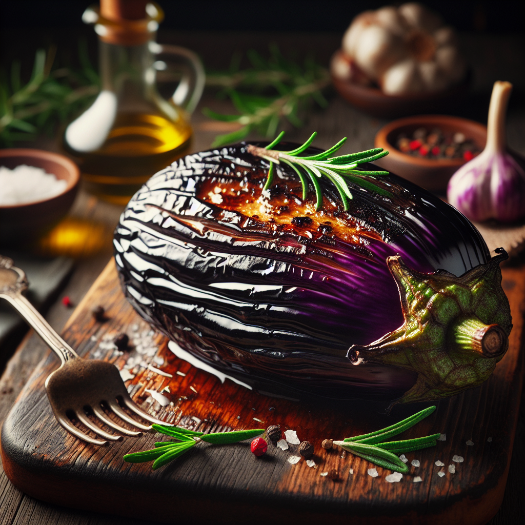 Roasted Eggplant.