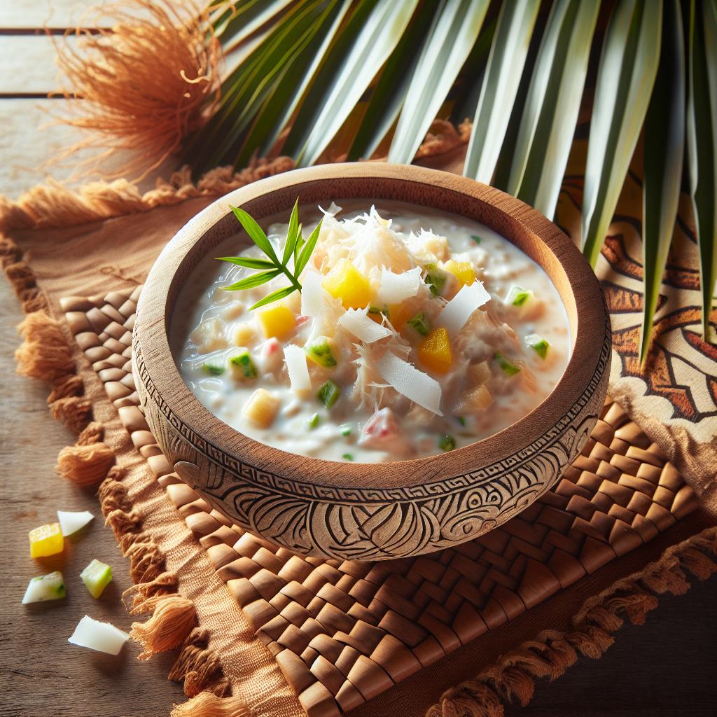 Nationalgericht Tonga: #Tongan Coconut Cream# (Rezept)