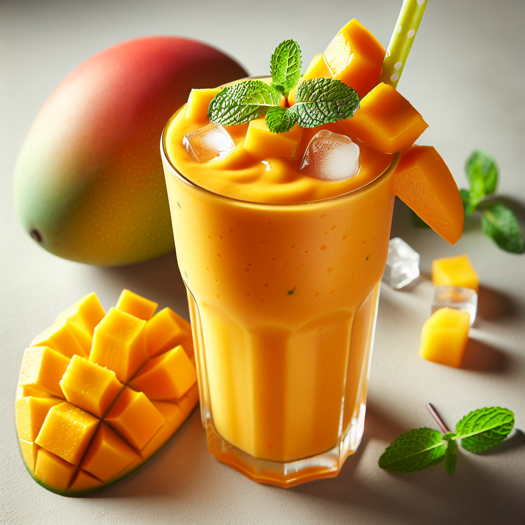 Smoothie de mangue. 