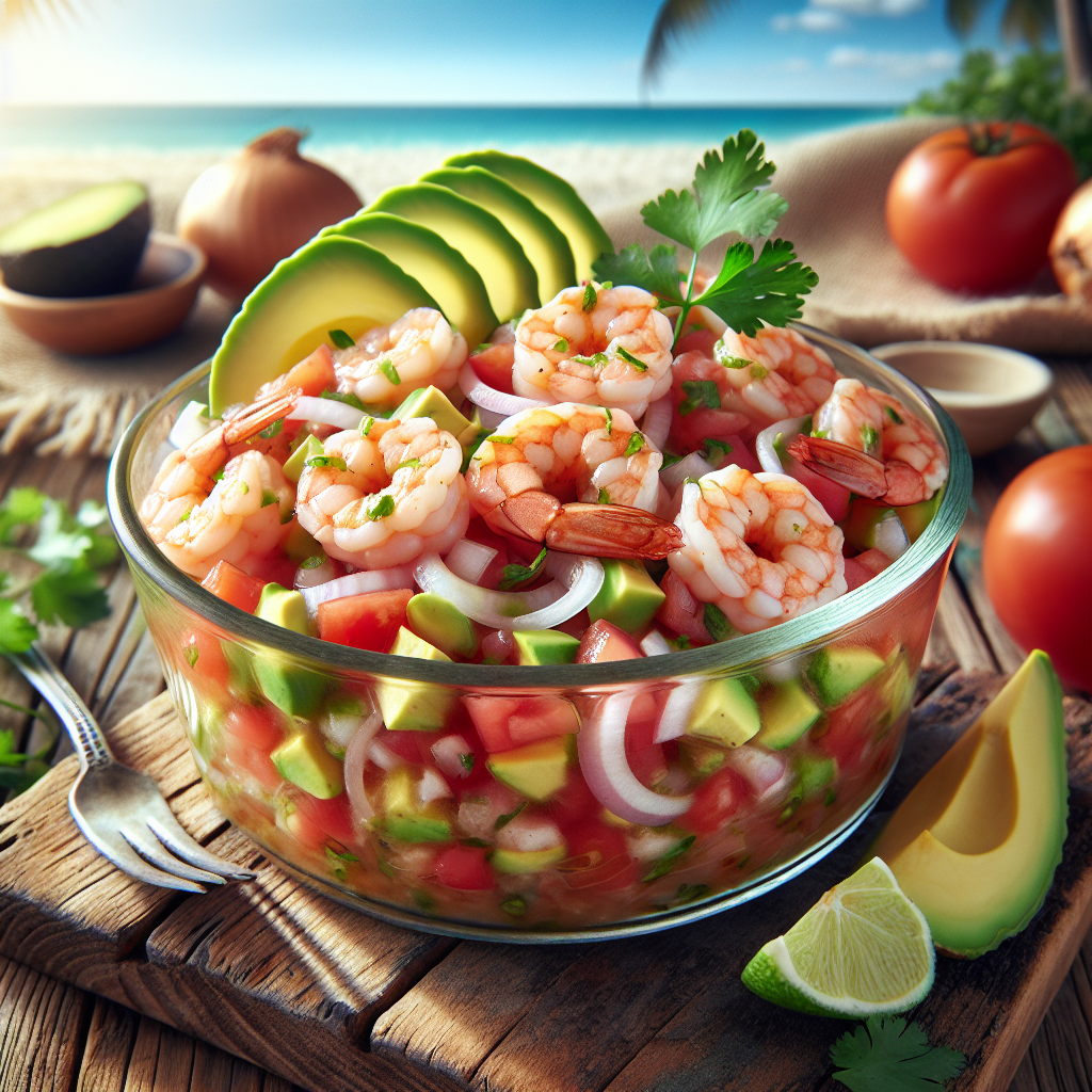 Shrimp Ceviche.