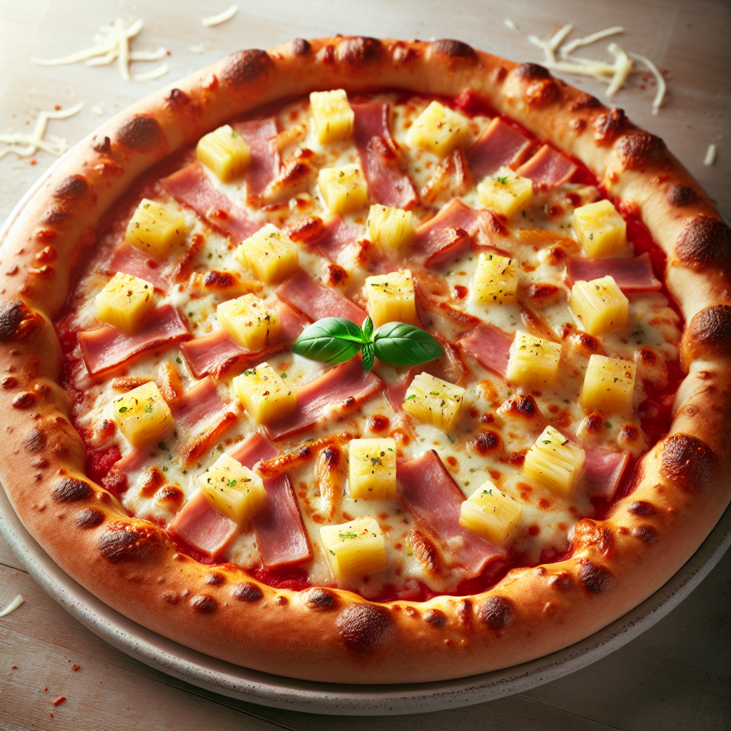 Nationalgericht USA: #Hawaiian Pizza# (Rezept)