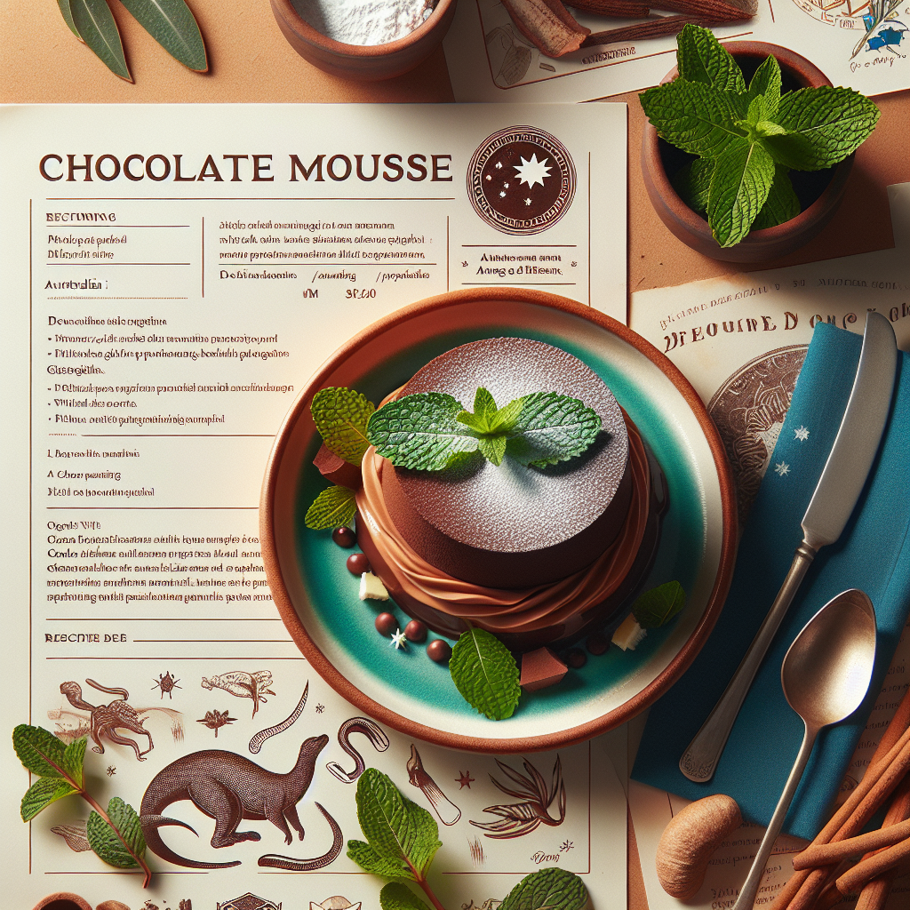 Nationalgericht Australien: Chocolate Mousse (Rezept)