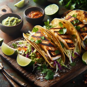 Nationalgericht Australien: #Grilled Fish Tacos# (Rezept)