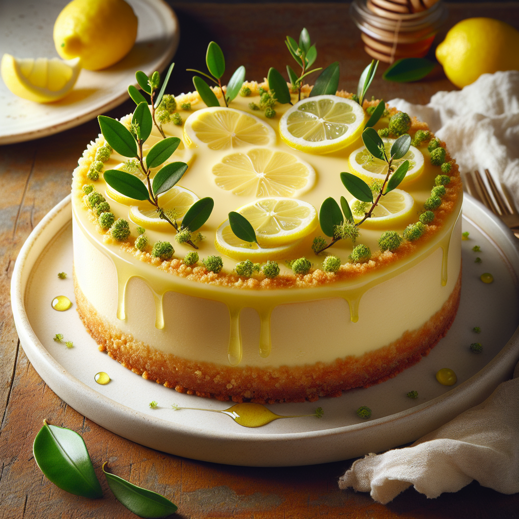 Nationalgericht Australien: #Lemon Myrtle Cheesecake# (Rezept)