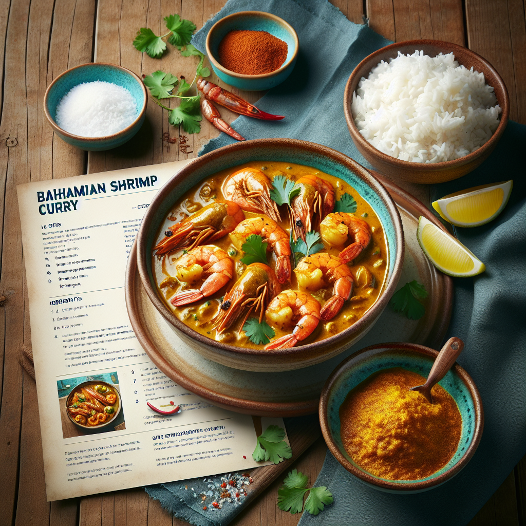 Nationalgericht Bahamas: Bahamian Shrimp Curry (Rezept)