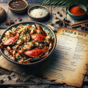 Nationalgericht Bahamas: Crab & Rice (Rezept)