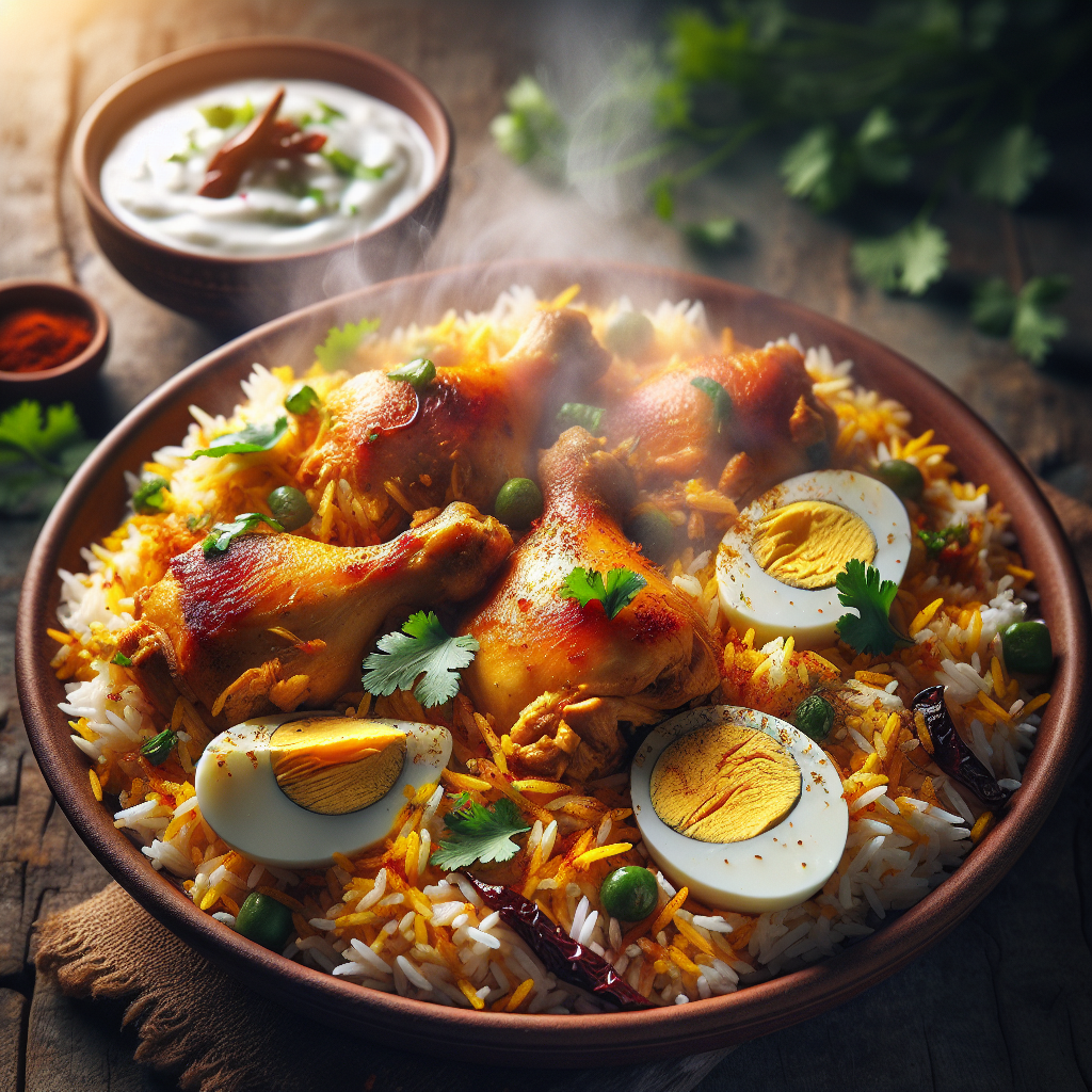 Nationalgericht Bahrain: Chicken Biryani (Rezept)