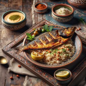 Nationalgericht Bahrain: Samak Mashwi (Rezept)