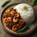 Nationalgericht Bangladesch: #Chingri Bhorta with Rice# (Rezept)