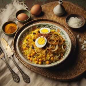 Nationalgericht Bangladesch: #Rice with Bhuna Khichuri# (Rezept)