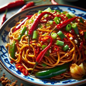 Nationalgericht China: #Szechuan Nudeln# (Rezept)