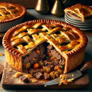 Nationalgericht England: #Beef and Ale Pie# (Rezept)