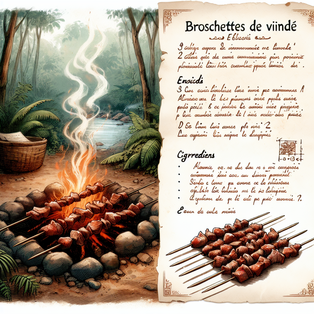 Nationalgericht Gabun: Brochettes de viande (Rezept)