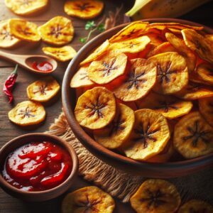 Nationalgericht Ghana: #Plantain Chips# (Rezept)