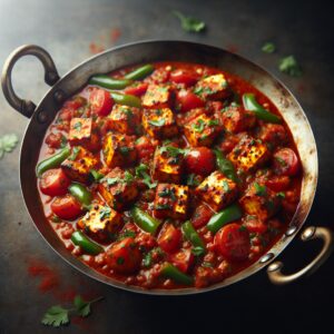 Nationalgericht Indien: #Kadai Paneer# (Rezept)