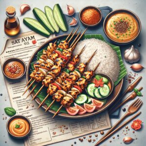 Nationalgericht Indonesien: Sate Ayam (Rezept)