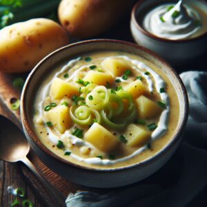 Nationalgericht Irland: #Potato and Leek Soup# (Rezept)