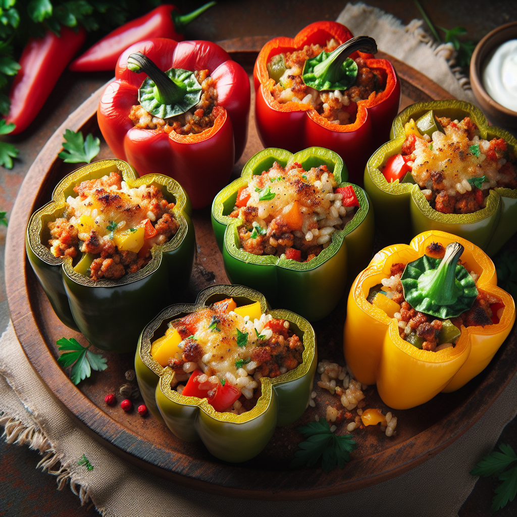 Nationalgericht Israel: Stuffed Peppers (Rezept)