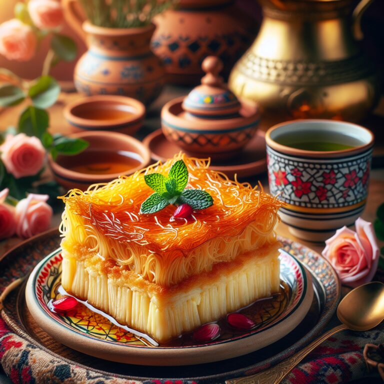 Nationalgericht Kuwait: Knafeh (Rezept)