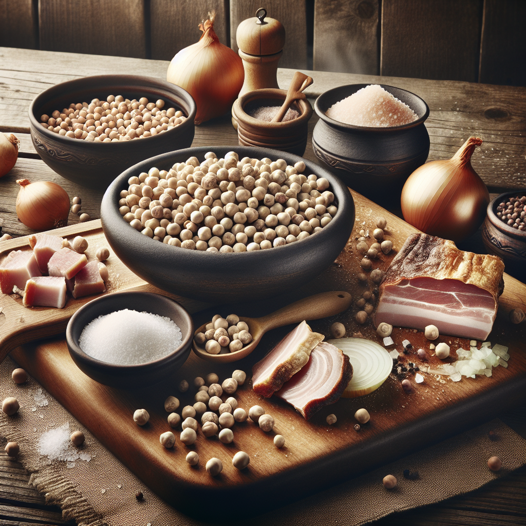 Nationalgericht Lettland: Pelēkie zirņi (Rezept)