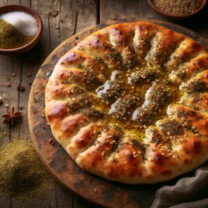 Nationalgericht Libanon: #Zaatar Manakish# (Rezept)