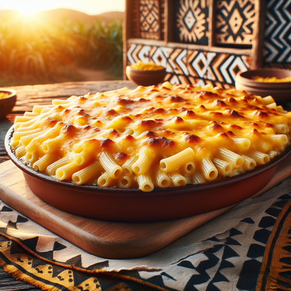 Nationalgericht Liberia: Baked Macaroni and Cheese (Rezept)