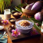 Nationalgericht Mikronesien: Taro and Coconut Pudding (Rezept)