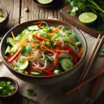 Nationalgericht Myanmar: #Rice Noodle Salad# (Rezept)