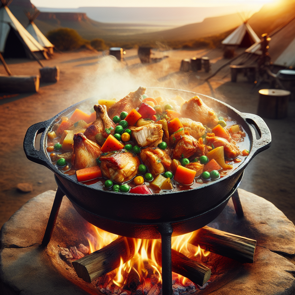 Nationalgericht Namibia: Chicken Potjie