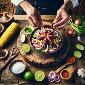 Nationalgericht Peru: Ceviche de Pulpo (Rezept)