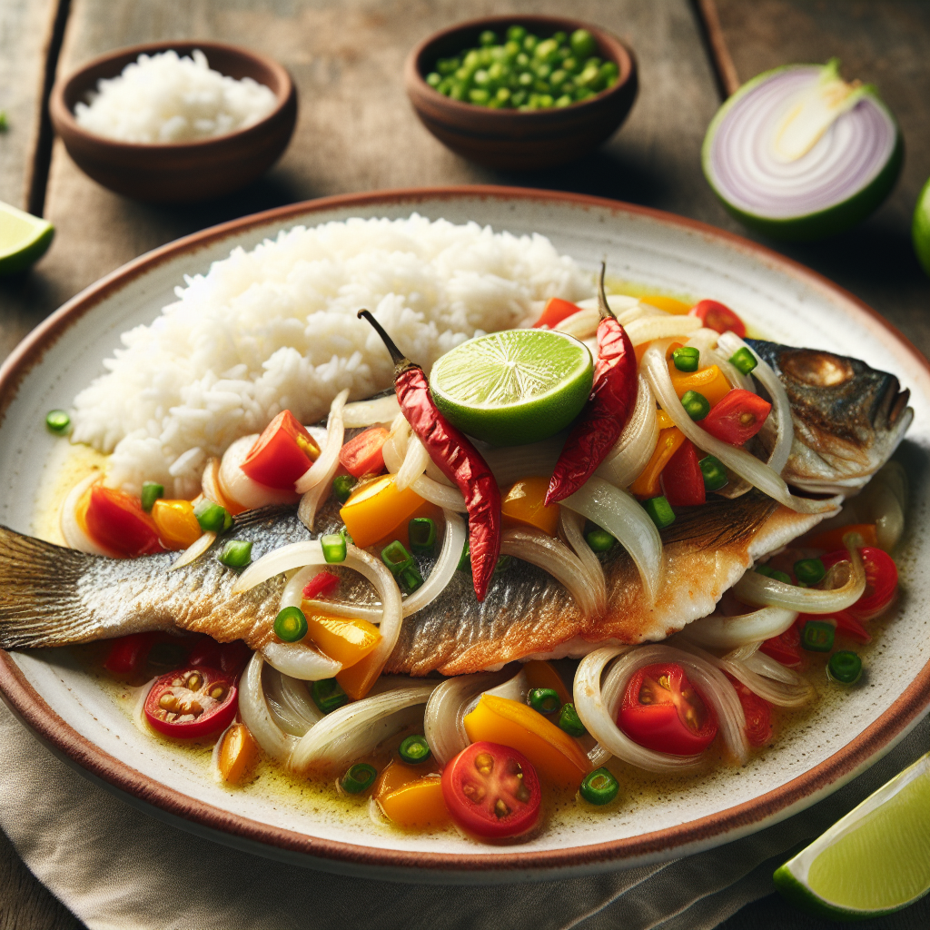 Nationalgericht Peru: #Pescado a la Chorrillana# (Rezept)